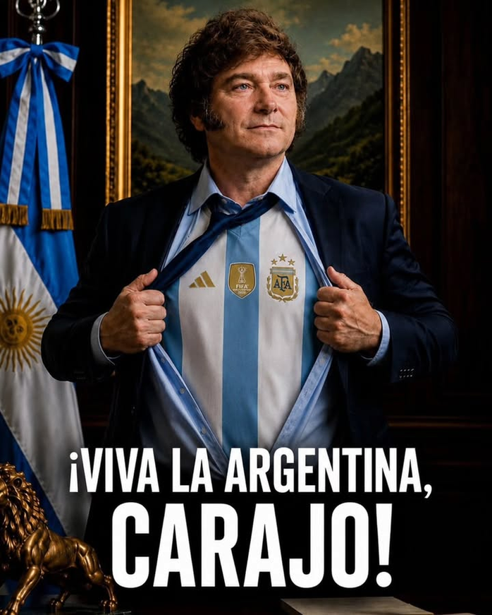 Milei y la selección argentina